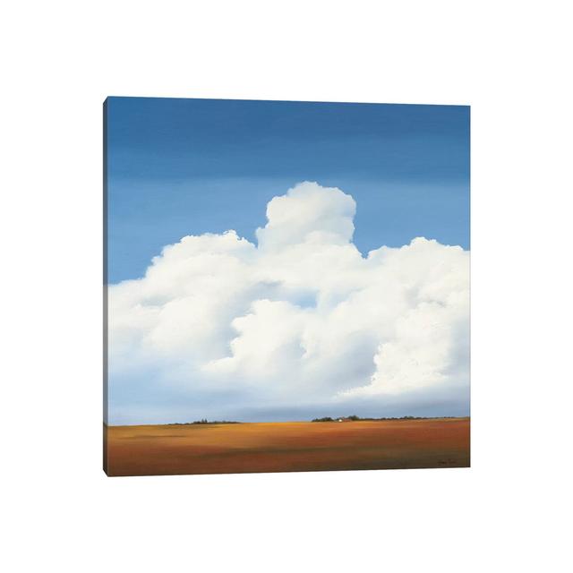 Clouds II by Hans Paus - Wrapped Canvas Painting ClassicLiving Size: 93.98cm H x 93.98cm W x 1.905cm D on Productcaster.