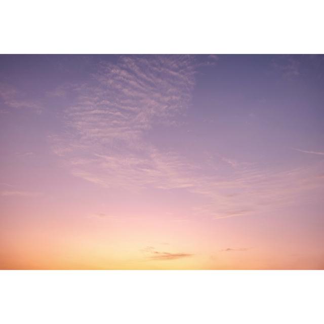 Purple And Golden Sky - Wrapped Canvas Print Latitude Run Size: 30cm H x 46cm W on Productcaster.