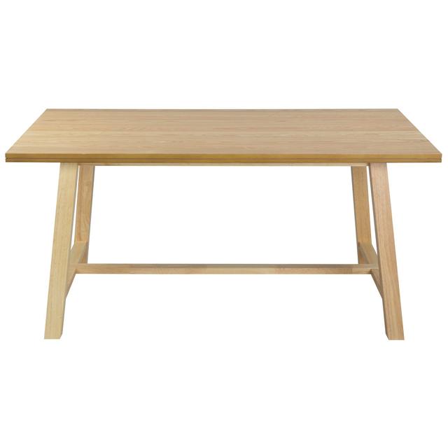 Dining Table 160 x 90 cm Light Wood Rayneshia 17 Stories on Productcaster.