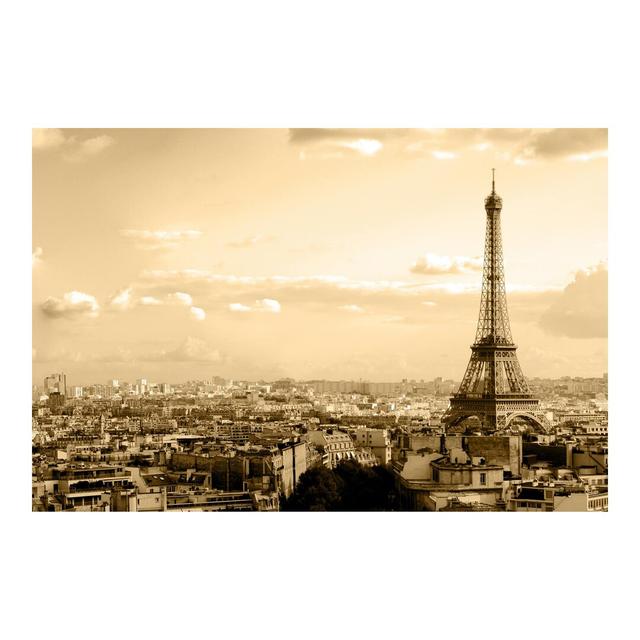 I Love Paris 1.9m x 2.88m Textured Matte Peel & Stick Wall Mural East Urban Home Size: 2.25m x 3.36m on Productcaster.