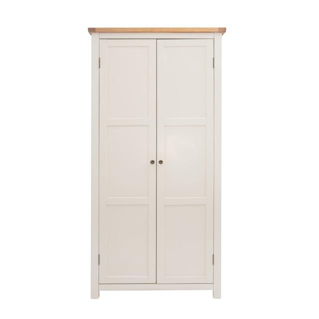 Zayd 2 Door Solid + Manufactured Wood Wardrobe August Grove on Productcaster.