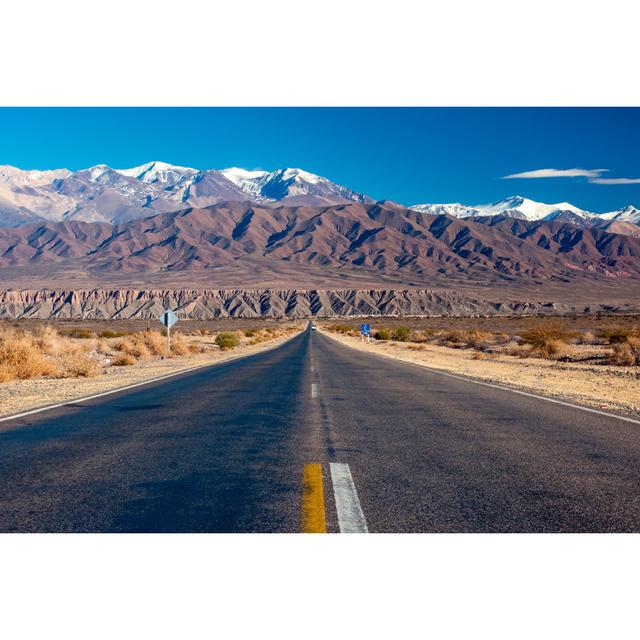 Road in Northern Argentina - Wrapped Canvas Photograph Union Rustic Size: 51cm H x 76cm W x 3.8cm D on Productcaster.