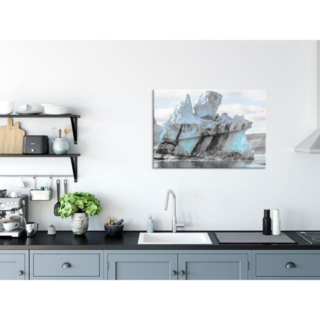 Gigantic Iceberg - Unframed Photograph on Glass Brayden Studio Size: 60cm H x 80cm W x 0.4cm D on Productcaster.