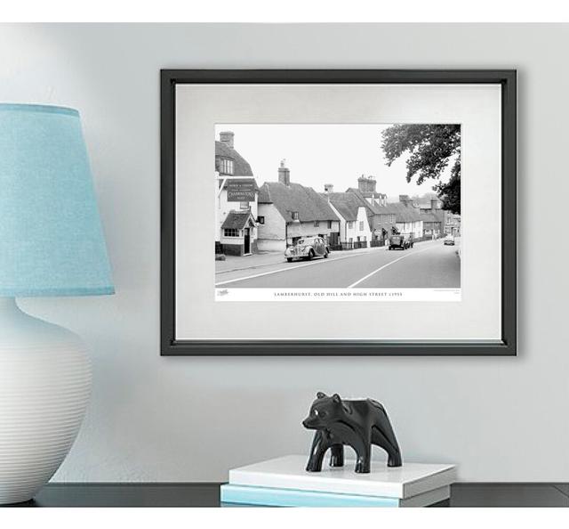 Lamberhurst, Old Hill And High Street C1955 by Francis Frith - Single Picture Frame Print The Francis Frith Collection Size: 28cm H x 36cm W x 2.3cm D on Productcaster.