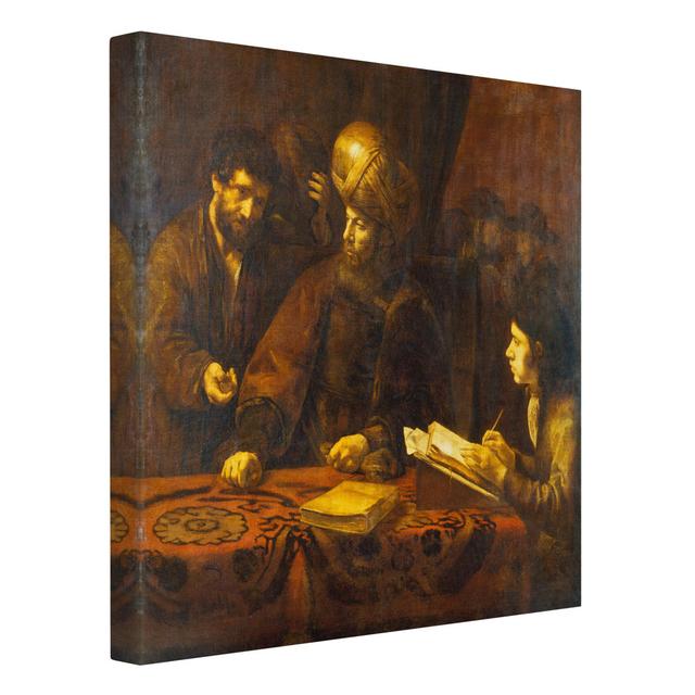 Rembrandt Van Rijn - Parable of the Workers in the Vineyard - Wrapped Canvas Graphic Art Astoria Grand Format: 260g/m² canvas, Size: 70cm H x 70cm W on Productcaster.