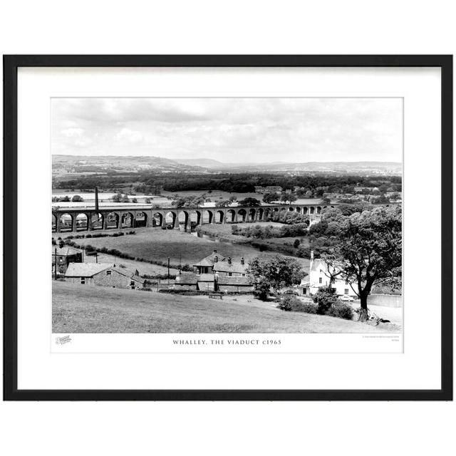 'Whalley, the Viaduct C1965' - Picture Frame Photograph Print on Paper The Francis Frith Collection Size: 60cm H x 80cm W x 2.3cm D on Productcaster.