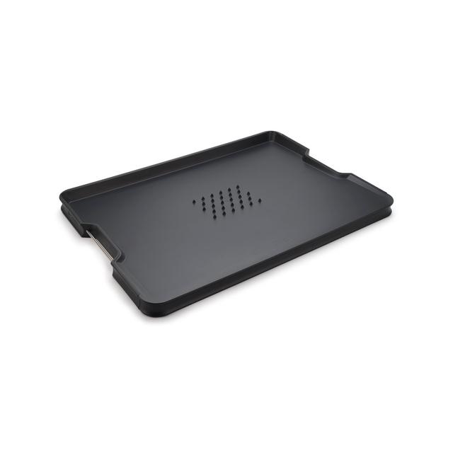 Joseph Joseph Cut & Carve Plus chopping board Joseph Joseph Colour: Black, Size: 33.4 x 47.1cm on Productcaster.