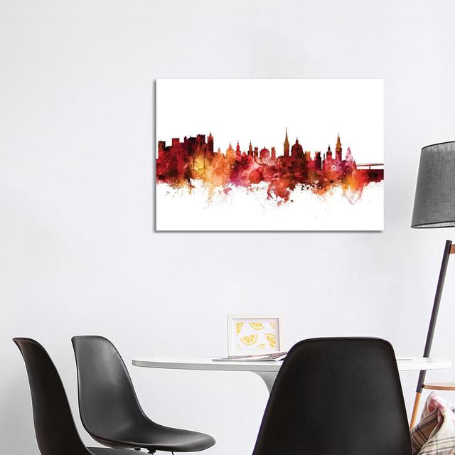 Salzburg, Austria Skyline by Michael Tompsett - Wrapped Canvas Painting Latitude Run Size: 66.04cm H x 101.6cm W x 1.91cm D on Productcaster.