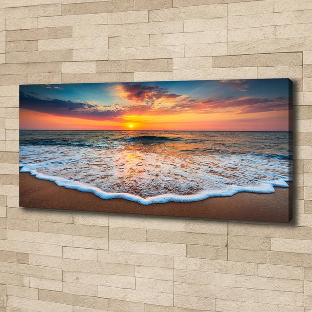 Canvas Print - Wall Art - Prints On Canvas - 125X50 Image Picture Theme: Sunset By The Sea Highland Dunes on Productcaster.