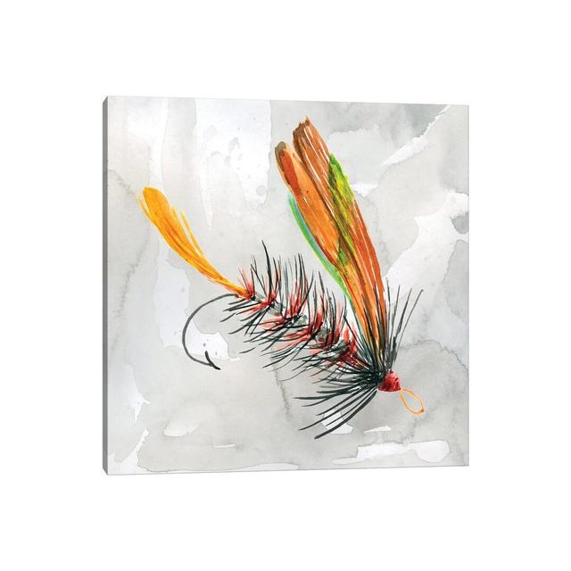 Fly Hook II by Carol Robinson - Painting Print on Canvas Ebern Designs Format: Wrapped Canvas, Size: 66.04cm H x 66.04cm W x 1.91cm D on Productcaster.