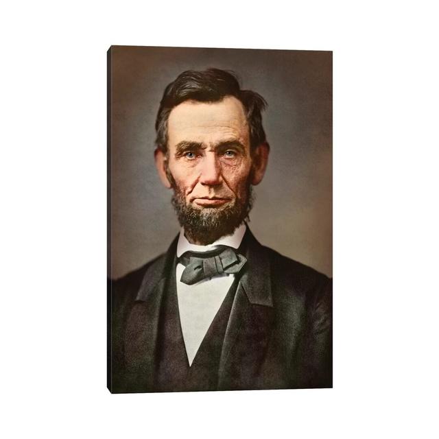 Vintage Portrait Of President Abraham Lincoln by Stocktrek Images - Wrapped Canvas Gallery-Wrapped Canvas Giclée ClassicLiving Size: 45.72cm H x 30.48 on Productcaster.