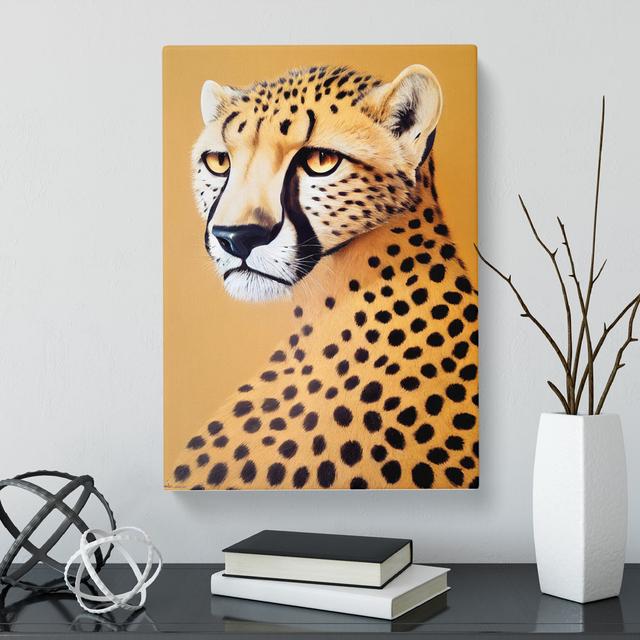 Atyia Resting Cheetah - Wrapped Canvas Graphic Art Latitude Vive Size: 76cm H x 50cm W x 3cm D on Productcaster.