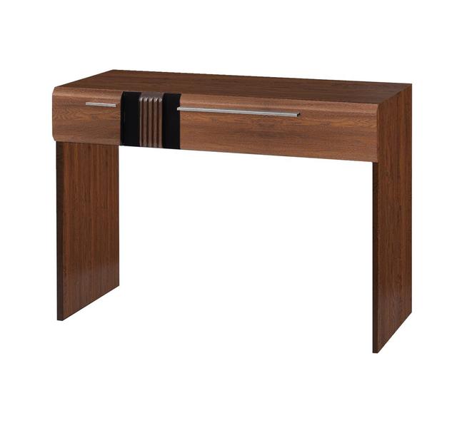 Katzman Solid + Manufactured Oak Wood 1-Drawer Dressing Table Ebern Designs Colour: Ancient Oak on Productcaster.