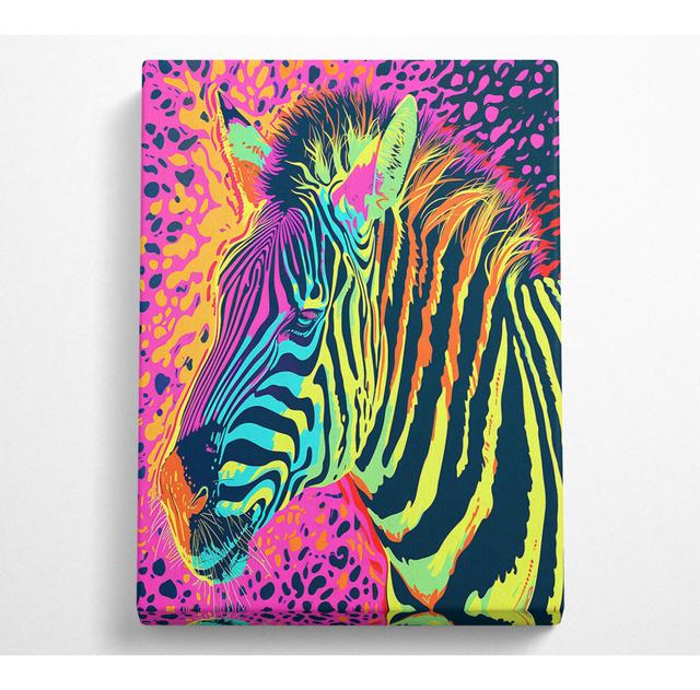 Neon Zebra - Print Latitude Vive Size: 50.8cm H x 35.6cm W on Productcaster.