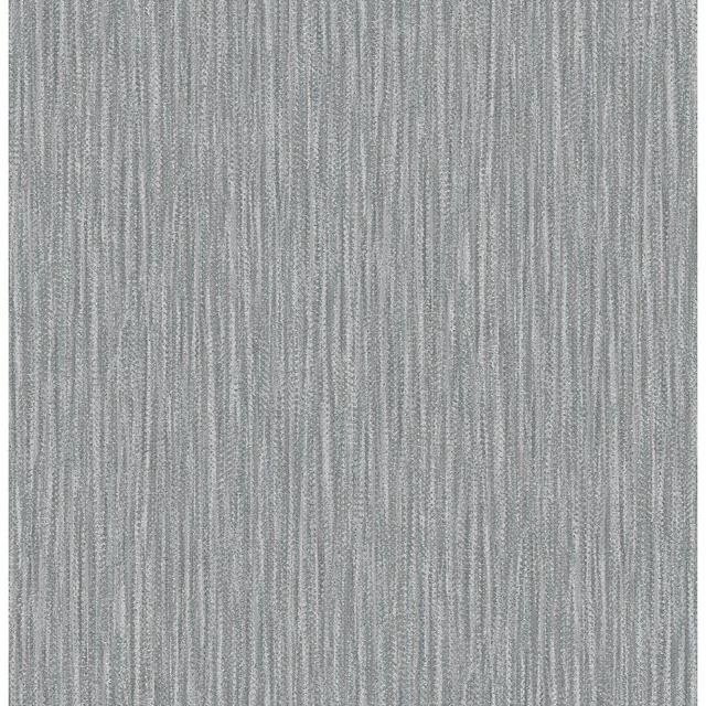 Moriah Faux Grasscloth 10.06m x 52.07cm Semi-Gloss Paste the Wall Wallpaper Roll Blue Elephant Colour: Charcoal on Productcaster.