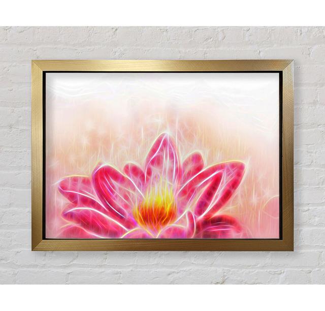 The Energy Of A Lotus Flower - Single Picture Frame Art Prints Bright Star Size: 84.1cm H x 118.9cm W x 3.4cm D on Productcaster.