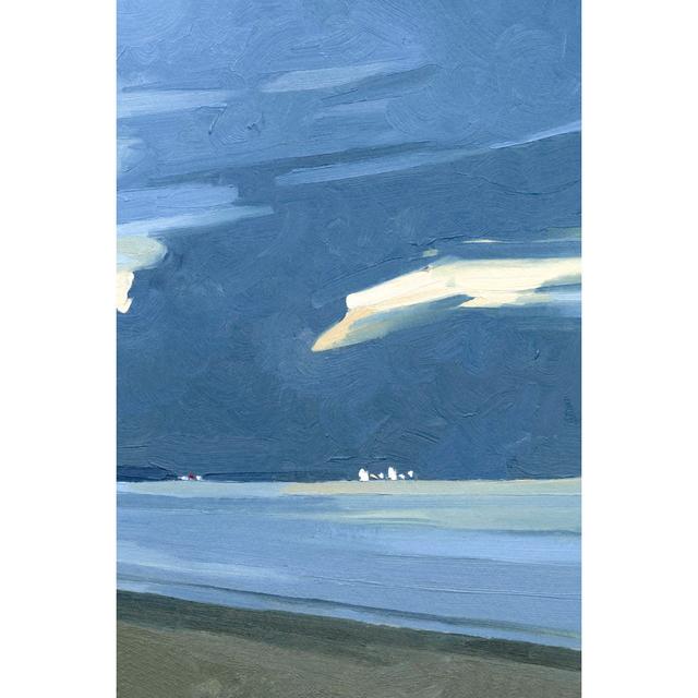 Blue Ocean Evening III by Emma Caroline - Wrapped Canvas Art Prints Highland Dunes Size: 46cm H x 30cm W on Productcaster.