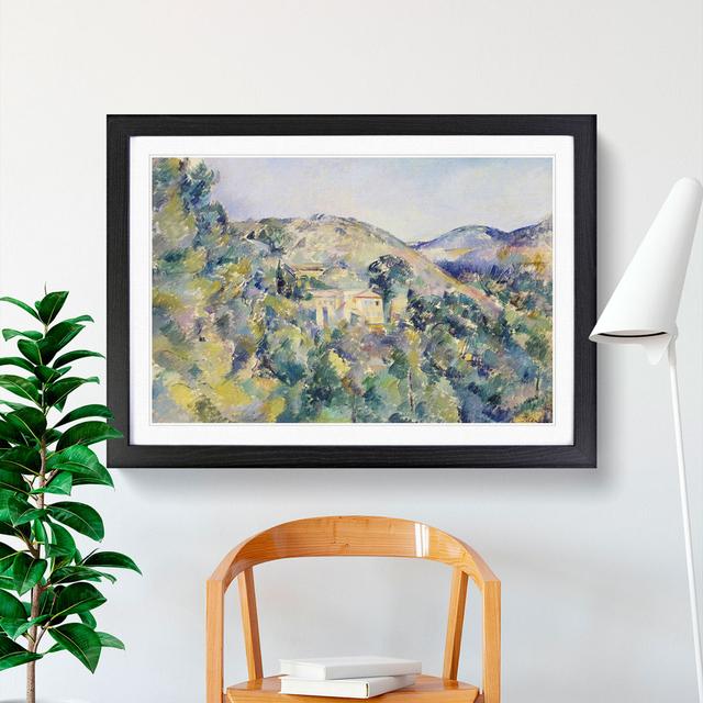 View of the Domaine Saint-Joseph by Paul Cezanne - Picture Frame Painting East Urban Home Frame Option: Black, Size: 48cm H x 65cm W x 2cm D on Productcaster.