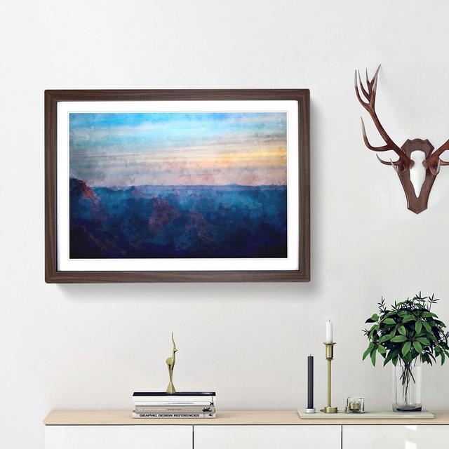 Ocean Wide - Picture Frame Graphic Art Print East Urban Home Frame Option: Walnut Framed, Size: 33cm H x 45cm W x 2cm D on Productcaster.