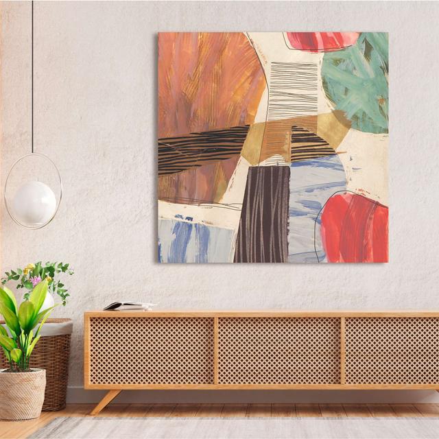 Modern Abstract: Bebop II By Sven Dorn by Sven Dorn - Wrapped Canvas Print Fjørde & Co Size: 50cm H x 50cm W on Productcaster.