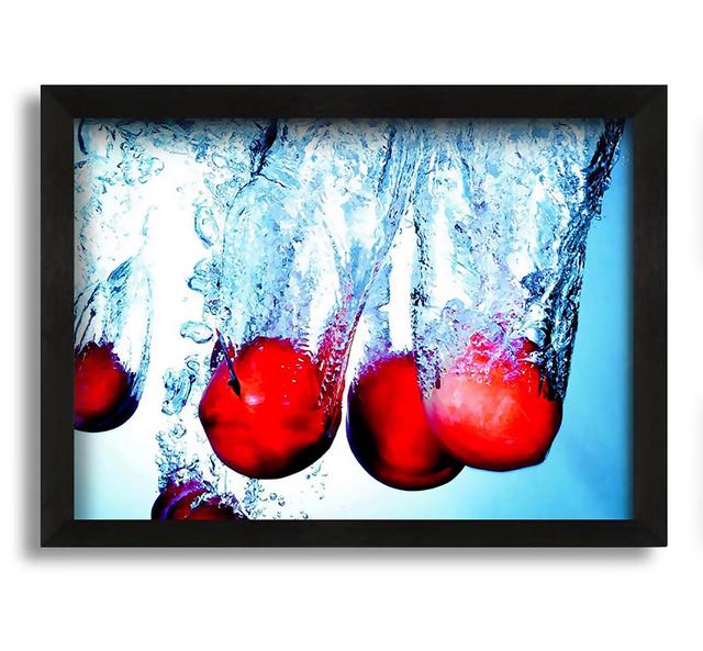 Red Fruit Splash - Picture Frame Graphic Art on Canvas Brayden Studio on Productcaster.