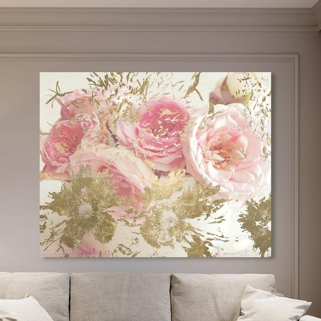 'Serving Flowers' Graphic Art on Wrapped Canvas East Urban Home Size: 91.4 cm H x 114.3 cm W on Productcaster.