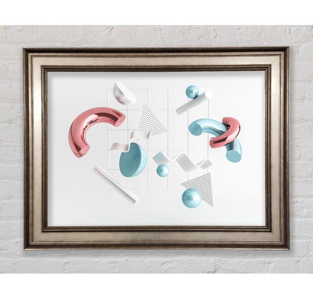 Three Dimensional Shapes - Single Picture Frame Art Prints Bright Star Size: 84.1cm H x 142.2cm W on Productcaster.