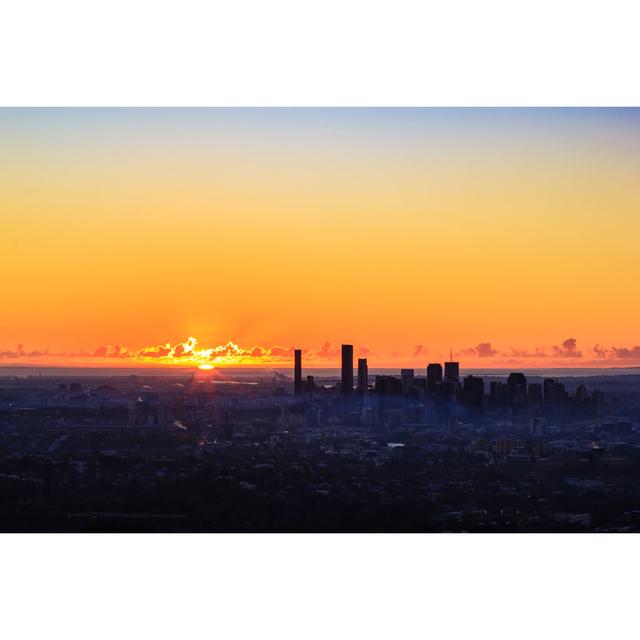 Sunrise View - Wrapped Canvas Print 17 Stories Size: 61cm H x 91cm W on Productcaster.