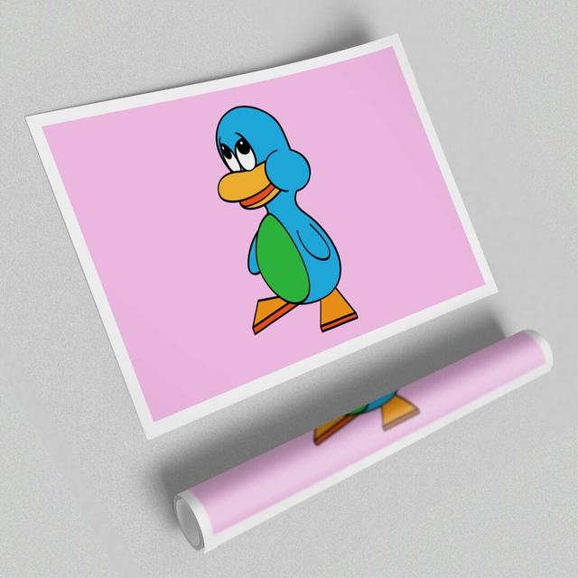 Sad Duck Childrens - Unframed Graphic Art Print on Paper East Urban Home Size: 60.96cm H x 83.82cm W x 1 cm D on Productcaster.