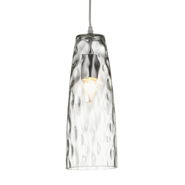 Flatiron 1 - Light Chrome Teardrop Pendant Latitude Run on Productcaster.