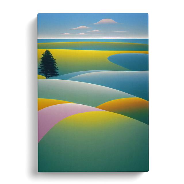 Memphis Spring Landscape Serene Vol.2 - Print Alpen Home Size: 76cm H x 50cm W on Productcaster.