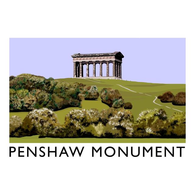 'Penshaw Monument' Graphic Art East Urban Home Format: No Frame, Size: 40 cm H x 50 cm W x 1 cm D on Productcaster.