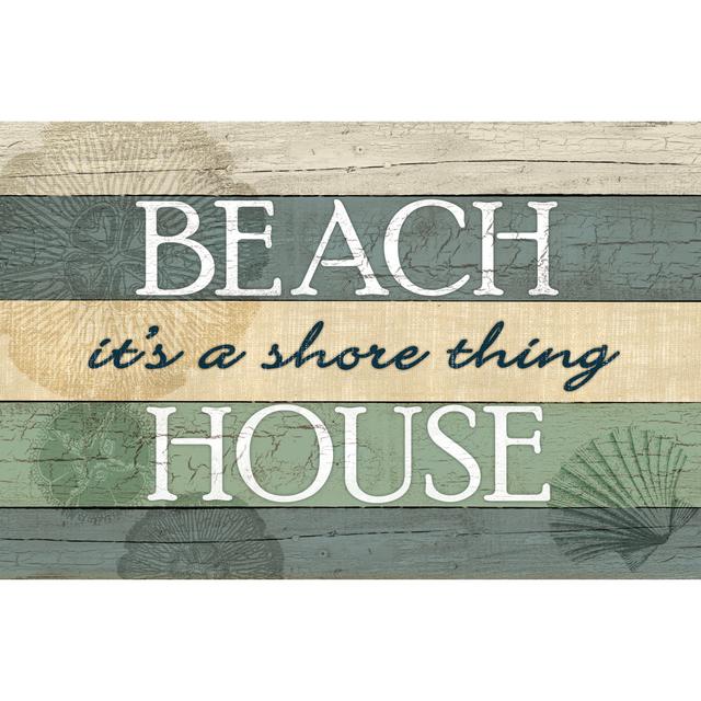 Beach House Sign Maturi Size: 81cm H x 122cm W x 3.8cm D on Productcaster.