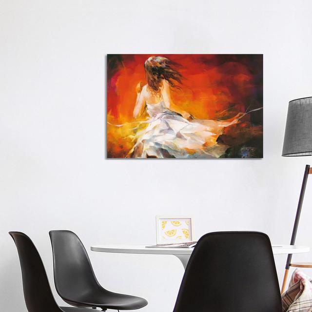 Young Girl II by Willem Haenraets - Wrapped Canvas Painting ClassicLiving Size: 66.04cm H x 101.6cm W x 1.91cm D on Productcaster.