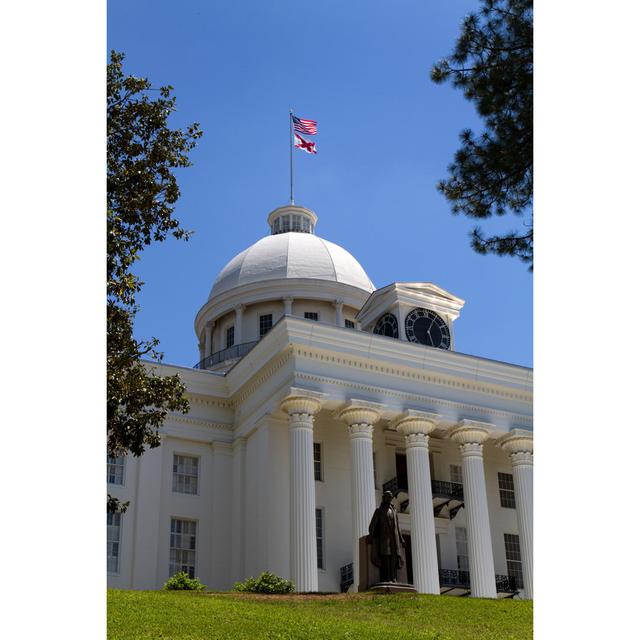 Alabama Statehouse by Sframephoto - Wrapped Canvas Print 17 Stories Size: 51cm H x 76cm W on Productcaster.