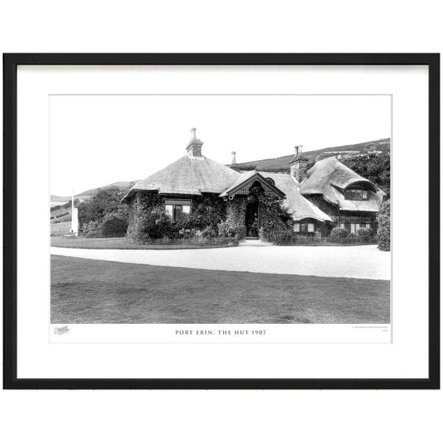 'Port Erin, the Hut 1907' by Francis Frith - Picture Frame Photograph Print on Paper The Francis Frith Collection Size: 45cm H x 60cm W x 2.3cm D on Productcaster.