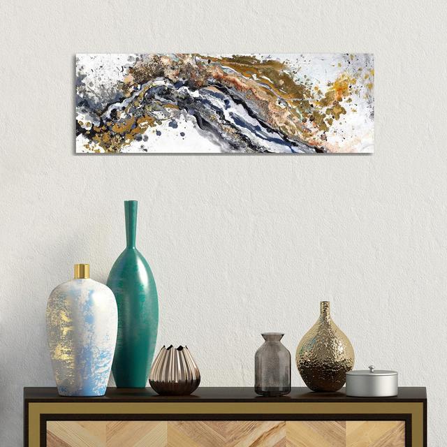 Turbulence by Patricia Pinto - Wrapped Canvas Panoramic Print Brayden Studio Size: 30.48cm H x 91.44cm W x 3.81cm D on Productcaster.