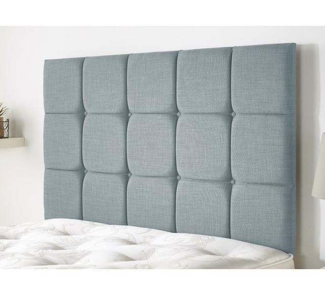 Upholstered Headboard ClassicLiving Upholstery: Sky, Size: Kingsize (5') on Productcaster.