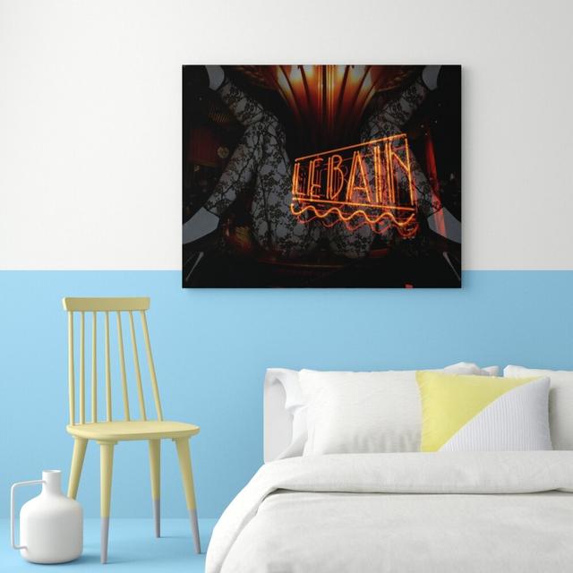 'Night At Le Bain' Graphic Art on Wrapped Canvas East Urban Home Size: 33 cm H x 40.6 cm W on Productcaster.