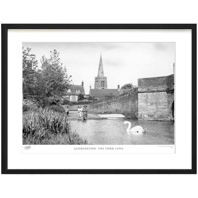 'Geddington, the Ford C1955' by Francis Frith - Picture Frame Photograph Print on Paper The Francis Frith Collection Size: 40cm H x 50cm W x 2.3cm D on Productcaster.