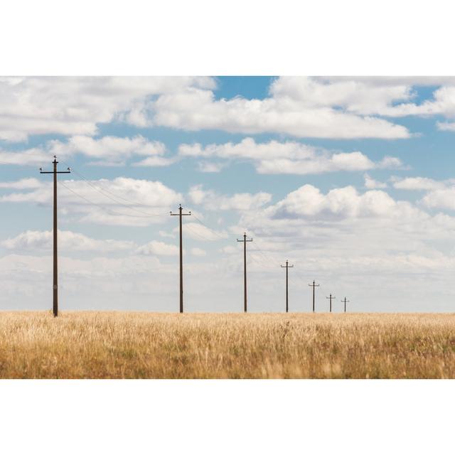 Beautiful Autumn Prairie Landscape by Kool99 - No Frame Art Prints on Canvas 17 Stories Size: 61cm H x 91cm W on Productcaster.