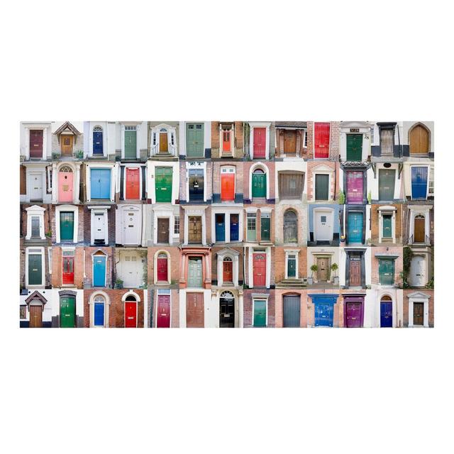 100 Doors Photographic Art Print on Canvas East Urban Home Size: 80 L x 40 W on Productcaster.