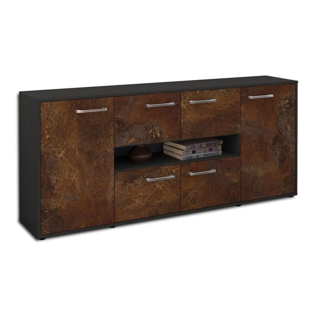 Dourdain 180cm Wide Sideboard Borough Wharf Colour: Rust/Anthracite on Productcaster.