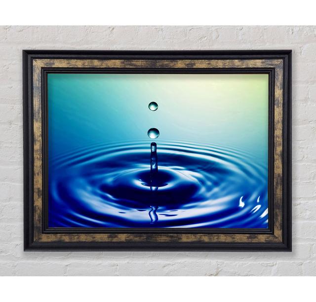 Water Droplet - Single Picture Frame Art Prints Bright Star Size: 21cm H x 42cm W x 8cm D on Productcaster.