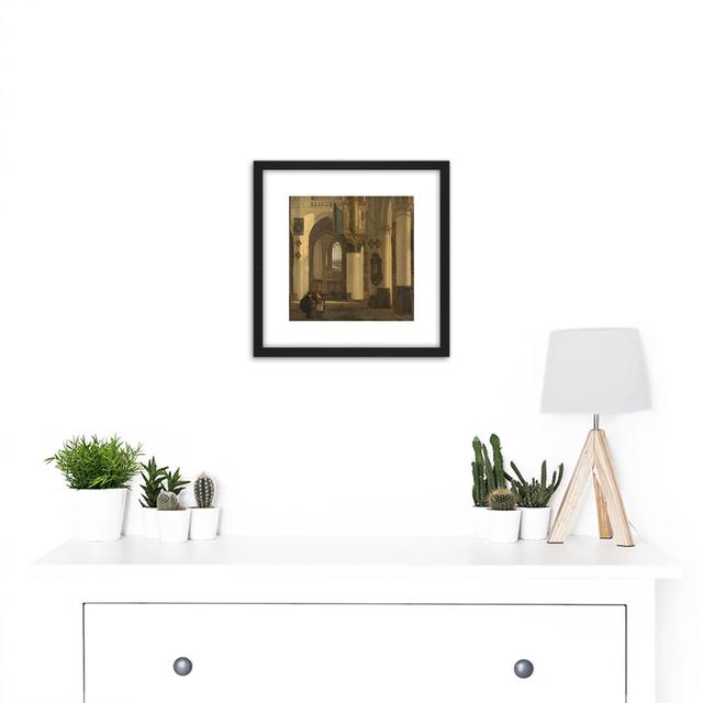 Interior Gothic Protestant Church by Emanuel De Witte - Single Picture Frame Print Marlow Home Co. on Productcaster.