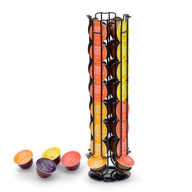 Capsule holder, capsule dispenser for 32 Dolce Gusto capsules, capsule stand for storing coffee capsules, non -slip base, rotatable Rebrilliant on Productcaster.