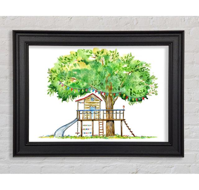 Perfect Tree House - Single Picture Frame Print Marlow Home Co. Size: 42cm H x 59.7cm W on Productcaster.