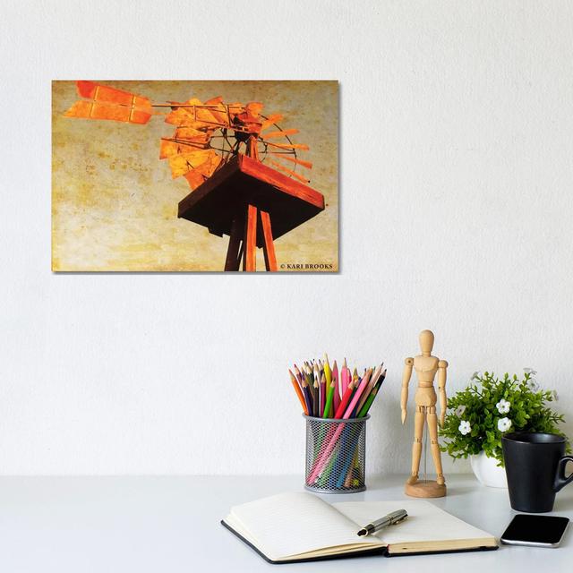 Chip'S Windmill II - Wrapped Canvas Art Prints ClassicLiving Size: 20.32cm H x 30.48cm W x 1.905cm D on Productcaster.