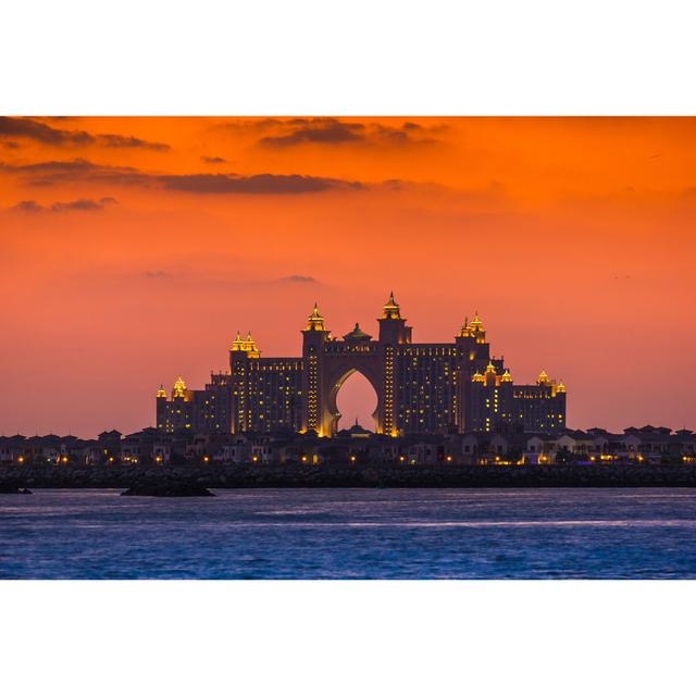 Atlantis Hotel In Dubai - Wrapped Canvas Print Latitude Run Size: 20cm H x 30cm W x 3.8cm D on Productcaster.