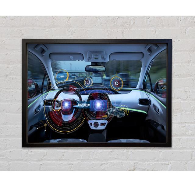 The Car Of The Future Framed Print Ebern Designs Size: 84.1cm H x 118.9cm W x 3.3cm D on Productcaster.